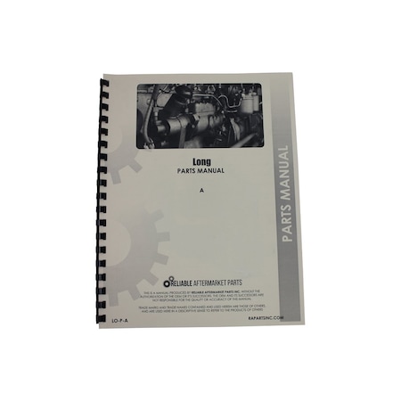 Aftermarket Tractor Parts Manual for Long A RAP78507